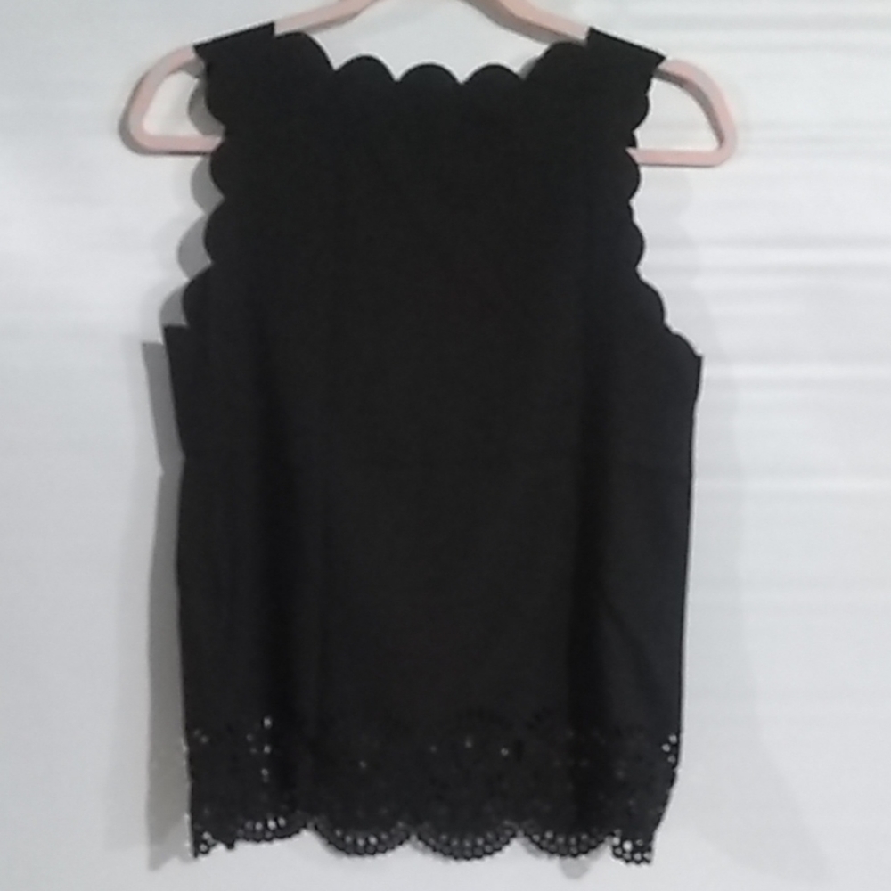 Shein Scallop Trim Tank Blouse Size XS - Picture 6 of 6
